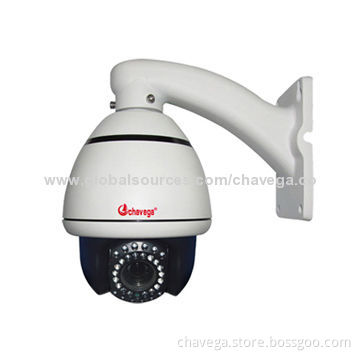 H.264 1/2.8-inch 10x optical zoom 1.3MP IP waterproof outdoor security dome camera housing
